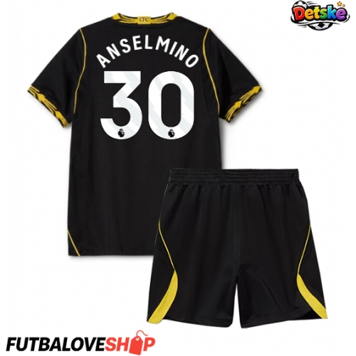 Dres Chelsea Aaron Anselmino #30 Preč pre deti 2026-27 Krátky Rukáv (+ trenírky)